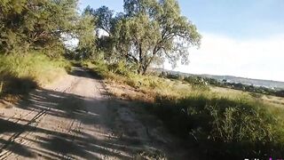Rides the bike with my cousin gets out of control, she starts to undress and I ended up fucking her