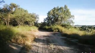 Rides the bike with my cousin gets out of control, she starts to undress and I ended up fucking her