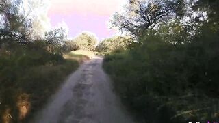 Rides the bike with my cousin gets out of control, she starts to undress and I ended up fucking her