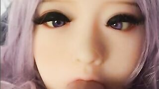 Point Of View titty fucked and blow job sex doll