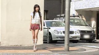 eastern eighteen Kaoruko has three-way sex with cum on her face
