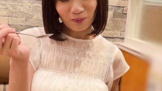 https://bit.ly/2YkLlI0 Gonzo sex with an idol-class adorable cafe clerk. The whole body is sensitive but the nipples are especially weak. It is inserted while pushing at the nipple and it cum continuously. Japanese amateur private porn.