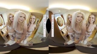 Sexsual America - Blonde hot, Kay Carter, is getting married and wants to share her man with bridesmaids, Jazmin Luv & Rory Knox, before the ceremony