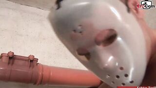 FMM Anal 3some with a natural titties 18 year old inside high heels