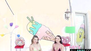 ALL ANAL Liz Jordan and Mia Kay's yummy three-way
