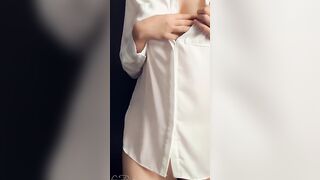 Posing into White (blouse and undies)