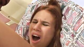 Tight cunt on this young inked dark hair gets nailed