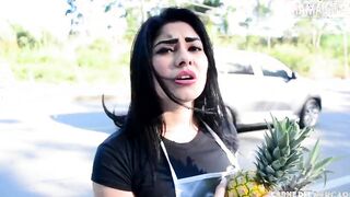 CARNE DEL MERCADO - Hispanic Salesgirl Takes Dick After Work