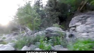 Slim 18yo Blonde 18 Step daughter Riley Celeb Banged! By Dad Outside point of view