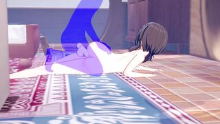 KonoSuba Cartoon - Megumin Pounded with jizzed - Japanese chinese manga cartoon game porn