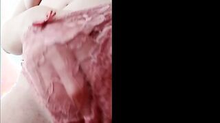 Step Daughter's soak lingerie Hottie twat