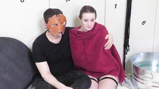 Butt finger bang for kinky little barely legal slave