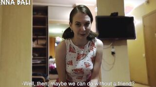 My stepsister thought that after sex I would buy her a dress