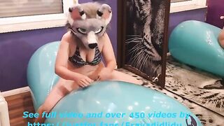 Jumping on my inflatable noodle and having fun with my snatch