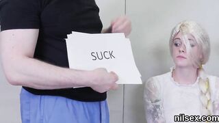 Crazy women is taken inside anal nuthouse for awkward treatment
