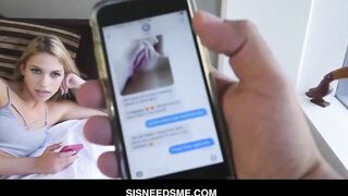 Goddess Blonde Step Sister (Khloe Kapri) Tricked Inside Sending Nudes