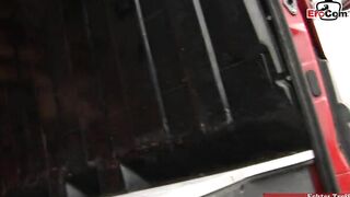 Thin blonde women with amazing hooters inside an anal threesome