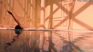 Irina Russaka aka Stefanie Moon underwater swimming