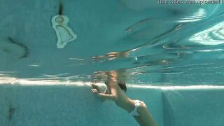 Irina Russaka aka Stefanie Moon underwater swimming