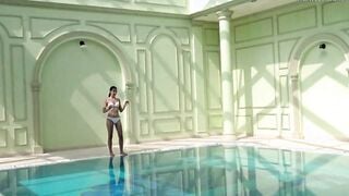 Irina Russaka aka Stefanie Moon underwater swimming