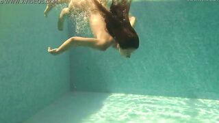 Irina Russaka aka Stefanie Moon underwater swimming