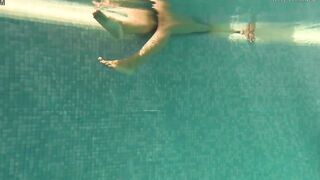 Irina Russaka aka Stefanie Moon underwater swimming