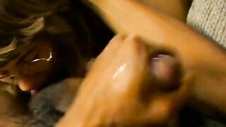 Curious young hoe shows her roommate that sex with bbcs