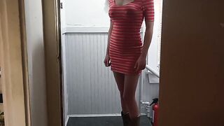 New next door gets dickflashed and loves it
