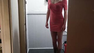 New next door gets dickflashed and loves it