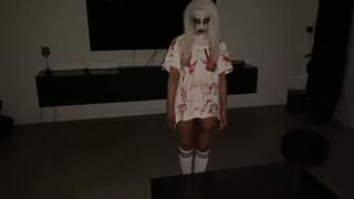 Creepy wifey wants sperm ..Halloween unique..