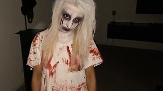 Creepy wifey wants sperm ..Halloween unique..