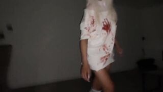 Creepy wifey wants sperm ..Halloween unique..