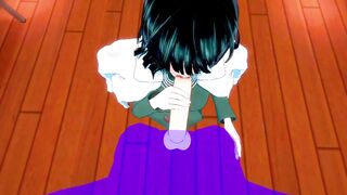 1 Punch-Man Cartoon - Fubuki Rough Sex [Handjob, oral sex, nailed, POV] - Japanese eastern Manga animated game porn