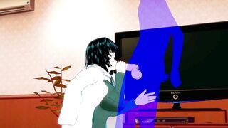 1 Punch-Man Cartoon - Fubuki Rough Sex [Handjob, oral sex, nailed, POV] - Japanese eastern Manga animated game porn