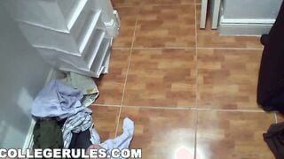COLLEGE RULES - Group Of Lusty 18 Having Fun Sex Games Inside Their Dorm