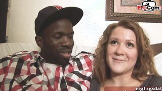 Chubby amateur lovers make private porn for the first time