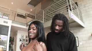 goddess ebony lovers has an intensive sexsual workout casting