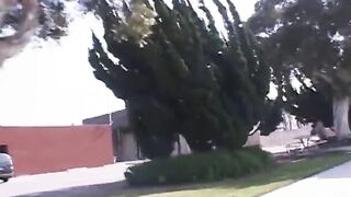Old thot gets her face and cunt banged! at same time