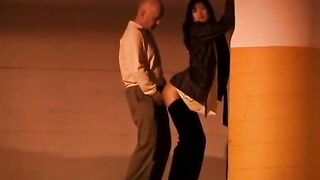 chinese sexy spreads her legs so grandpa can plowed her