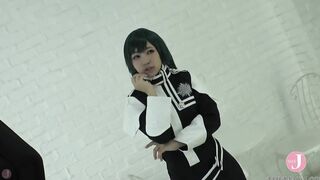 [HentaiCosplay] She's just the way she is into her adorable cosplay, and she's taking her time until the very last minute into the studio.