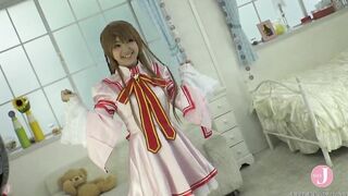 [HentaiCosplay] She's just the way she is into her adorable cosplay, and she's taking her time until the very last minute into the studio.