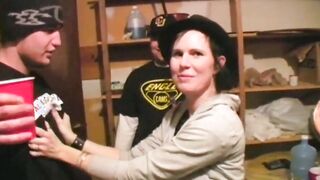 18 Year Old lesbos lick snatch at frat party