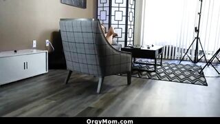 Turned On Stepmom Gets High and Fucks With Her Stepson