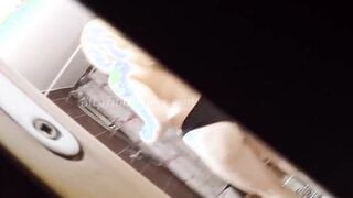 Stepdad spy 18 year old step daughter inside restroom masturbating with toothbrush
