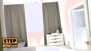 itsPOV - Peeping on your beauty Stepsister leads to Anal
