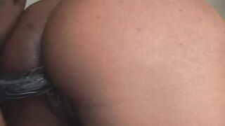 Black ANGEL MARIE into a dyke nailed with sex toys and strap-on