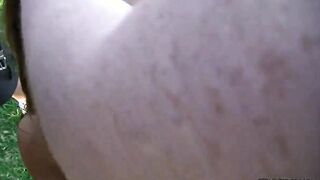 Small Trisha has blowbang with 3 men