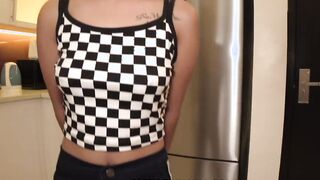 Beauty chinese 19 Year Old Maid Pumped Full Of Sperm