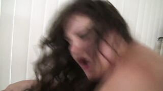 Joslyn is a dark haired BBW teenagers hungry for mature dick