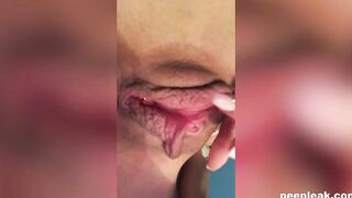 Elastic labia fun